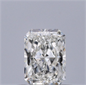 Natural Diamond 0.41 Carats, Radiant with  Cut, H Color, VVS2 Clarity and Certified by GIA