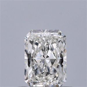 Picture of Natural Diamond 0.41 Carats, Radiant with  Cut, H Color, VVS2 Clarity and Certified by GIA