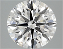 Del inventario de diamantes de laboratorio, 2.96 quilates, Redondo , Color E, claridad VS1 y certificado IGI