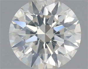 Picture of Natural Diamond 0.40 Carats, Round with Excellent Cut, I Color, SI2 Clarity and Certified by IGI