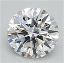 Lab Grown Diamond 0.90 Carats, Round with Ideal Cut, D Color, VVS2 Clarity and Certified by IGI