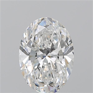 Picture of Natural Diamond 1.30 Carats, Oval with  Cut, G Color, VS2 Clarity and Certified by GIA