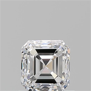 Picture of Natural Diamond 0.90 Carats, Asscher with  Cut, E Color, VVS2 Clarity and Certified by GIA