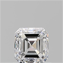 Natural Diamond 0.90 Carats, Asscher with  Cut, E Color, VVS2 Clarity and Certified by GIA