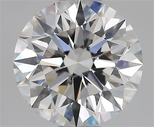 Picture of Lab Grown Diamond 1.56 Carats, Round with Ideal Cut, E Color, VVS1 Clarity and Certified by IGI