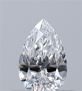Picture of Natural Diamond 0.30 Carats, Pear with  Cut, D Color, VS1 Clarity and Certified by GIA