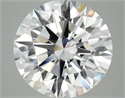 Lab Grown Diamond 5.03 Carats, Round with Ideal Cut, E Color, VVS2 Clarity and Certified by IGI