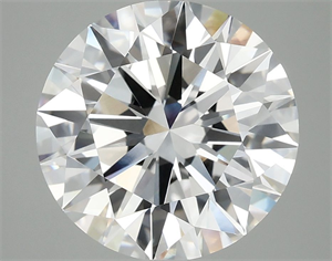 Picture of Lab Grown Diamond 5.03 Carats, Round with Ideal Cut, E Color, VVS2 Clarity and Certified by IGI