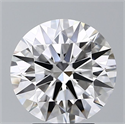 Lab Grown Diamond 3.53 Carats, Round with Ideal Cut, D Color, VS1 Clarity and Certified by IGI