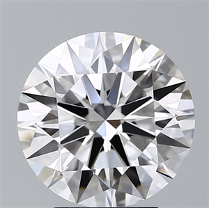 Picture of Lab Grown Diamond 3.53 Carats, Round with Ideal Cut, D Color, VS1 Clarity and Certified by IGI