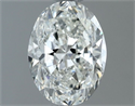Natural Diamond 0.91 Carats, Oval with  Cut, I Color, VS1 Clarity and Certified by GIA