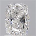 Natural Diamond 1.00 Carats, Cushion with  Cut, E Color, VVS2 Clarity and Certified by GIA