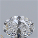 Natural Diamond 0.40 Carats, Oval with  Cut, E Color, VVS1 Clarity and Certified by GIA