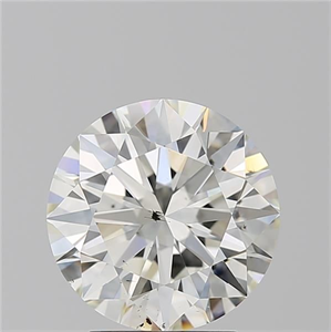 Foto Diamante Natural 3.02 quilates, Redondo , Color I, claridad SI1 y certificado GIA de