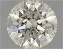 Diamante Natural 0.90 quilates, Redondo , Color J, claridad I1 y certificado IGI