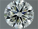 Natural Diamond 0.90 Carats, Round with Very Good Cut, J Color, VS1 Clarity and Certified by IGI