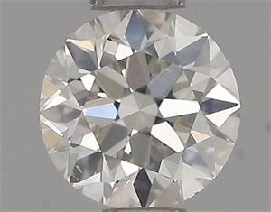 Picture of Natural Diamond 0.40 Carats, Round with Very Good Cut, H Color, SI1 Clarity and Certified by IGI