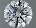 Natural Diamond 0.82 Carats, Round with Excellent Cut, H Color, SI1 Clarity and Certified by GIA