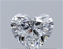 Natural Diamond 0.30 Carats, Heart with  Cut, D Color, VVS1 Clarity and Certified by GIA