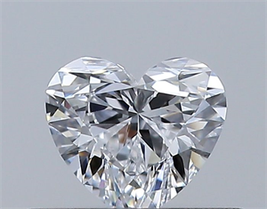 Picture of Natural Diamond 0.30 Carats, Heart with  Cut, D Color, VVS1 Clarity and Certified by GIA