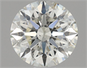 Natural Diamond 0.80 Carats, Round with Excellent Cut, K Color, SI1 Clarity and Certified by GIA