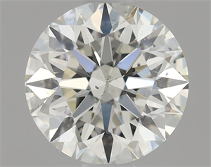 Picture of Natural Diamond 0.80 Carats, Round with Excellent Cut, K Color, SI1 Clarity and Certified by GIA