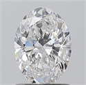 Natural Diamond 1.01 Carats, Oval with  Cut, E Color, SI2 Clarity and Certified by GIA