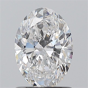 Picture of Natural Diamond 1.01 Carats, Oval with  Cut, E Color, SI2 Clarity and Certified by GIA