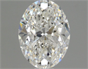 Natural Diamond 0.90 Carats, Oval with  Cut, F Color, VVS2 Clarity and Certified by GIA