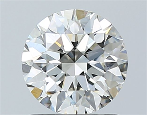 Picture of Natural Diamond 1.07 Carats, Round with Excellent Cut, J Color, VS1 Clarity and Certified by GIA