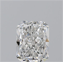 Natural Diamond 1.52 Carats, Radiant with  Cut, F Color, SI2 Clarity and Certified by GIA