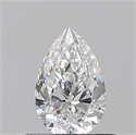 Diamante Natural 0.52 quilates, De pera , Color E, claridad VS1 y certificado GIA