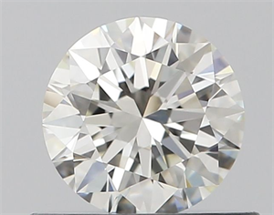 Picture of Natural Diamond 0.51 Carats, Round with Excellent Cut, H Color, VVS2 Clarity and Certified by IGI