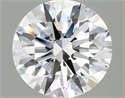 Lab Grown Diamond 2.50 Carats, Round with Ideal Cut, D Color, VVS2 Clarity and Certified by IGI