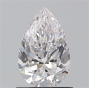 Picture of Natural Diamond 0.90 Carats, Pear with  Cut, E Color, VVS2 Clarity and Certified by GIA