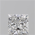 Natural Diamond 1.70 Carats, Princess with  Cut, G Color, SI1 Clarity and Certified by GIA