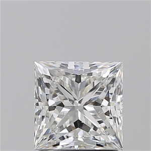 Picture of Natural Diamond 1.70 Carats, Princess with  Cut, G Color, SI1 Clarity and Certified by GIA