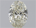 Natural Diamond 1.02 Carats, Oval with  Cut, K Color, SI2 Clarity and Certified by GIA