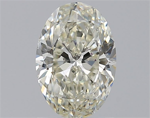 Picture of Natural Diamond 1.02 Carats, Oval with  Cut, K Color, SI2 Clarity and Certified by GIA