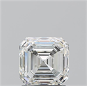 Diamante Natural 1.53 quilates, Asscher , Color I, claridad VVS1 y certificado GIA