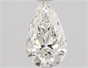 Natural Diamond 0.86 Carats, Pear with  Cut, F Color, VS2 Clarity and Certified by GIA