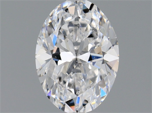 Foto Diamante Natural 0.54 quilates, Ovalado , Color D, claridad SI1 y certificado GIA de
