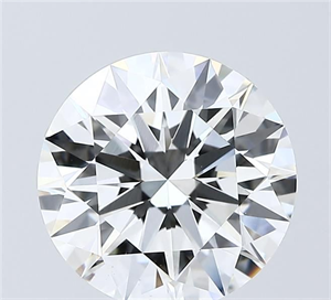 Picture of Lab Grown Diamond 4.05 Carats, Round with Ideal Cut, G Color, VS1 Clarity and Certified by IGI
