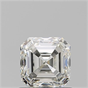Diamante Natural 1.01 quilates, Asscher , Color J, claridad VVS1 y certificado GIA