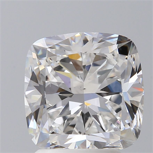 Picture of Natural Diamond 3.01 Carats, Cushion with  Cut, E Color, SI1 Clarity and Certified by GIA