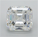 Natural Diamond 1.50 Carats, Asscher with  Cut, E Color, VS1 Clarity and Certified by GIA