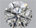 Natural Diamond 0.71 Carats, Round with Excellent Cut, I Color, SI2 Clarity and Certified by GIA