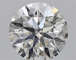 Foto Diamante Natural 0.71 quilates, Redondo , Color I, claridad SI2 y certificado GIA de