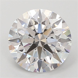 Picture of Lab Grown Diamond 2.09 Carats, Round with Ideal Cut, D Color, VS1 Clarity and Certified by IGI