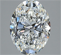 Natural Diamond 1.01 Carats, Oval with  Cut, G Color, VS2 Clarity and Certified by GIA